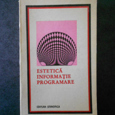 VICTOR ERNEST MASEK - ESTETICA. INFORMATIE. PROGRAMARE