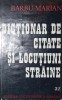 DICTIONAR DE CITATE SI LOCUTIUNI STRAINE