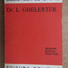 L. Ghelerter - Scrieri social-politice