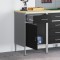 vidaXL Bancă de lucru cu sertar negru și gri 50 x 55 x 85 cm 4103462