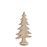 Brad Craciun lemn natur 15,5 x 8 x 31 H