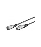 Cablu extensie XLR la XLR mama 6m Goobay