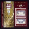 ✅RO 2010 ,LP 1877a , &quot;B.N.R. - 130 de ani&quot; , serie in bloc/colita 477 ,MNH, Istorie, Nestampilat