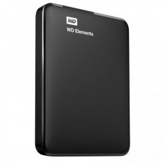 Hard disk extern Western Digital Elements Portable, 750 GB, USB 3.0, Negru foto