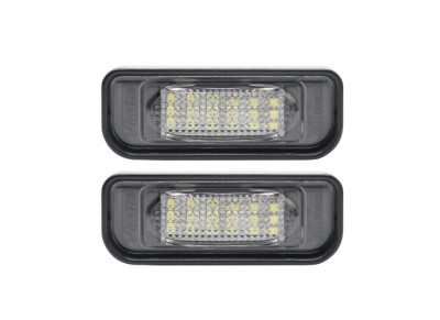 Set 2 buc lampa numar MERCEDES Clasa S (W220) 10.1998-08.2005, partea stanga, LED; TUNING, foto