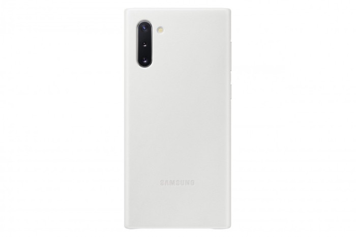 HUSA Smartphone Samsung, pt Galaxy Note 10, tip back cover (protectie spate), piele, ultrasubtire, alb, &quot;EF-VN970LWEGWW&quot;