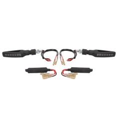 Set semnalizari cu leduri Oxford Night Glider M8, negru
