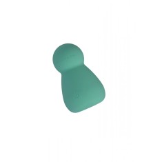 Vibrator Mini Wand Applust FairyGasm, 10 Moduri Vibratii, Silicon, USB, Verde, 7.5 cm
