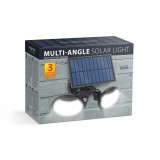 Reflector Solar cu Senzor Miscare Phenom, 2 LED COB Super-Luminos, IP65, 500 Lumeni, Autonomie 10h, Ideal Curte/Alee/Garaj