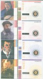 !!! BOUGAINVILLE - FANTASY NOTES - LOT B 2, PICTORI CELEBRI (4 buc.) 2016 - UNC