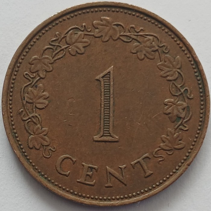Malta, 1 Cent 1972