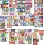 Lot 62 Bancnote Străine UNC, Diferite Țări, Necirculate - Colecție Numismatică