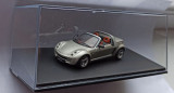 Macheta Smart Roadster silver - Minichamps 1/43, 1:43