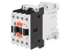 Contactor LOVATO ELECTRIC 3P NO 18A, 24V DC, Model BF1801D024, Montare sina DIN