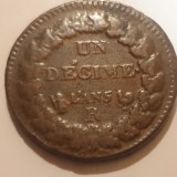 Franța 1 decime an 5 / 1796 R/ Orleans, Europa