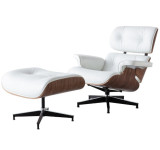 Fotoliu High-End Eames Lounge Chair cu Otoman lemn Walnut
