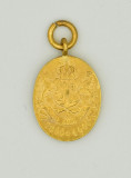 Miniatura Medalia Comemorativă / Jubiliara &bdquo;40 de ani de Domnie&rdquo; 1906