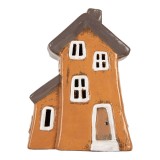 Cumpara ieftin Candela Craciun Casuta ceramica multicolora 16x11x22 cm