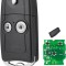 Cheie Auto Programabila Completa Techstar cu 2 butoane, 433MHz, Compatibila Honda Civic 2011&ndash;2014, CR-V, Jazz 2012&ndash;2015 &ndash; cip ID46, lama Hon66, FCCID:
