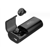 Casti Bluetooth, Wireless, F9 Delux Edition, Baterie 4800 mAh , fara fir, Bluetooth 5.0 , Universale, Negru