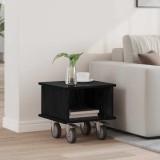 vidaXL Support TV Stejar Negru 37 x 35 x 35 cm Lemn compozit 891049