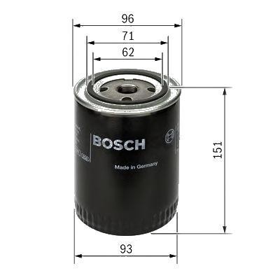 Filtru ulei Bosch 0451203012 Vw Passat B3/b4/B5; Transporter T3, T4; Jetta 1, Vento; Golf 3, Inca, Jetta 2, Lt 35 1, Caddy 2, Audi A4 B5/B6/B7, A6 foto