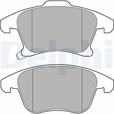 DELPHI LP3181 set placute frana,frana disc foto