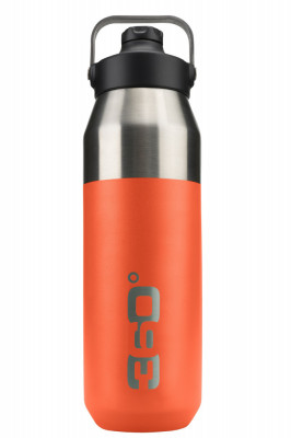 Bidon inox 1000 ml wide mouth, cu capac magnetic, pumpkin OutsideGear Venture foto