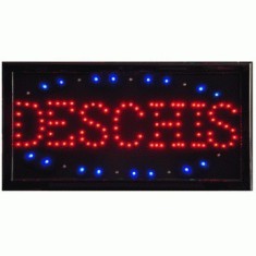 Reclama Text LED - Deschis / animatie luminoasa dinamica NOU