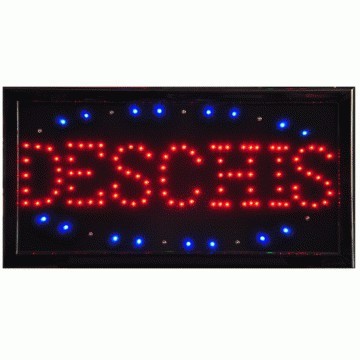 Reclama Text LED - Deschis / animatie luminoasa dinamica NOU
