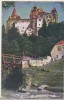 Bnk cp Castelul Bran - Vedere - circulata, Printata