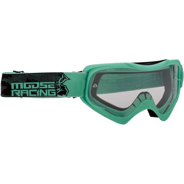 MBS Ochelari Moose Racing Qualifier, cyan/negru, sticla clara, Cod Produs: 26012657PE