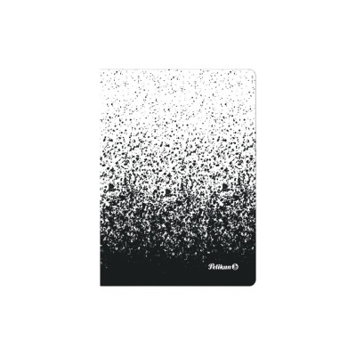 CAIET A6 COLOR EDITION 80 FILE, HARTIE 70G/MP, PATRATELE, CULOARE ALB/NEGRU foto