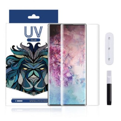 Folie pentru Samsung Galaxy Note 10 Plus 4G / Note 10 Plus 5G - Lito 3D UV Glass - Clear foto