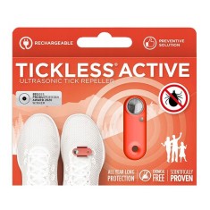 TICKLESS ACTIVE repelent cu ultrasunete reincarcabil pentru oameni - ro?u foto