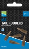 Conuri PRESTON Ics Tail Rubbers, 5buc/pac