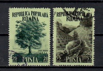 Romania 1956, LP.408 - Luna Pădurii, Stampilat foto