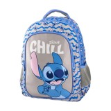 Ghiozdan cu 3 compartimente, Disney Stitch, Smash Chill