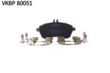 Set placute frana disc Mercedes C-Class, C-Class T-Model, E-Class, E-Class T-Model, Slc, Slk Motor 180, 200, 250, lungime 146.2 mm, 71.5 mm, 20.5