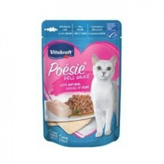 Hrana umeda pisici, Vitakraft Plic Poesie, Cod in Sos, 85 g