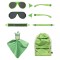 Ochelari de soare pentru copii MOKKI Click &amp; Change, protectie UV, verde, 2-5 ani, set 2 perechi