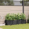 VidaXL Ghivece pentru grădină Negru 160 x 40 x 37.5 cm Oțel 42002847
