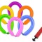 Set de 20 Balonuri Fluorescente Multicolor cu Pompa, CMCLASS - 2