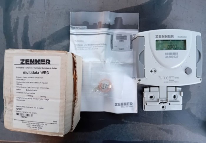 Contor energie termica mecanic multidata WR3 ZENNER 15