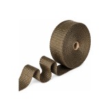 Banda termica termoizolanta Titanium galerii evacuare tobe esapament auto moto 1000&deg;C 5cm x 12m Cod: RAZ945