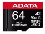 Card de memorie A-DATA AUSDX64GUI3V30SHA-2-RA1, microSDXC, 64GB, Clasa 10 + Adaptor SD, Adata