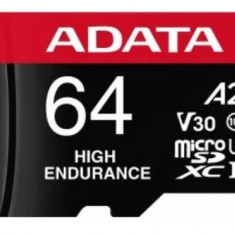 Card de memorie A-DATA AUSDX64GUI3V30SHA-2-RA1, microSDXC, 64GB, Clasa 10 + Adaptor SD