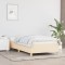 Gossi cadru de pat, crem, 80x200 cm, material textil