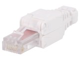 Conector RJ45 Cat 6 8p8c 23AWG-26AWG