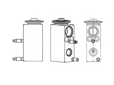 Supapa expansiune clima Ford Galaxy 2006-2015, Mondeo 2007-, S-Max 2006-2015, Mahle AVE77000P